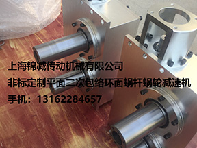 非標定做平面二次包絡環(huán)面蝸桿減速機